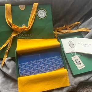 GOYARD INSERT LOUISE WALLET - SKY BLUE
